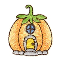 Ecusson thermocollant féérie citrouille 3x2.5cm