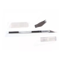 Couteau d'art avec poignée en relief + 8 lames