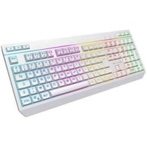 Pack gamer sans fil THE G-LAB COMBO TUNGSTEN EX W - Clavier + souris - Blanc