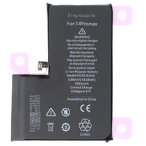 Avizar Batterie Diagnosticable pour iPhone 14 Pro Max Li-Polymer 3,86V 4323mAh 16,68Wh Noir