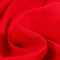 Tissu Burlington Grande largeur uni Rouge