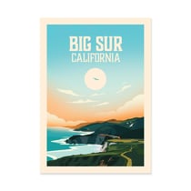 Affiche 30x40 cm - Big Sur California - Studio Inception