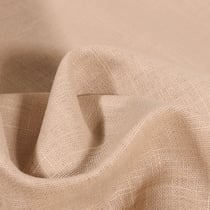 Tissu Ramie Lin uni Beige