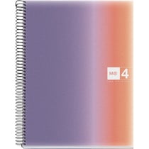Cahier - A4 - Petits carreaux - Spirale - 120 pages - Couverture polypro - Miquelrius