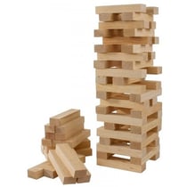Tour infernale geante en bois 60 blocs xxl - jenga - jeu plein air, jardin