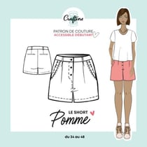 Patron Craftine Short Pomme - Format Papier