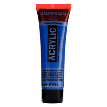 Peinture acrylique en tube - Bleu de cobalt - 512 - Amsterdam - 20ml