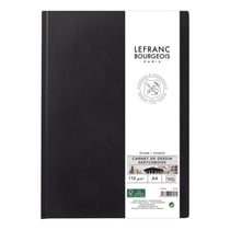 Carnet à dessin - A4 - 80 pages - Papier 110g - Blanc - Lefranc Bourgeois