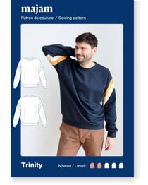 Patron couture Sweat homme Trinity