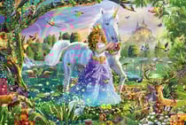Puzzle princesse fee avec licorne et chateau 150 pieces - fantastique - schmidt - 56307
