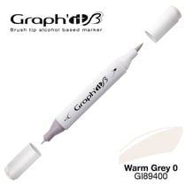 Graph'It - Marqueur manga à l'alcool Graph'it Brush 9400 Warm Grey 0