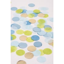 Confetti, 2cm ø, or,bleu,vert, 30g