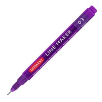 DERWENT - LINE MAKER - fineliner encre violette pointe 0.3