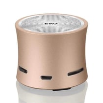 Mini Enceinte Bluetooth Portable Haut-Parleur Métallique USB MP3 Son Pure Super Bass Or YONIS