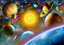 Puzzle les planetes et le systeme solaire 500 pieces - collection espace / univers - castorland