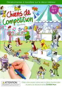 DECALCOMANIES CHIENS DE COMPETITON ET DECOR A4