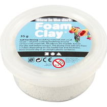 Pâte à modeler autodurcissante Foam Clay - Phosphorescent - 35 g