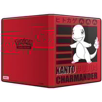 Portfolio a4 pokemon salamèche kanto rouge - 10 pages de 9 cases (180 cartes recto-verso) - ultra pro - cartes a collectionner