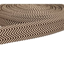 Bobine 15m sangle double chevrons 38mm marron
