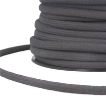 Bobine 20m Cordon coton gris foncé 8mm