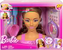 Tête à coiffer barbie chevelure brune et accessoires - color reveal - mattel - jfg82