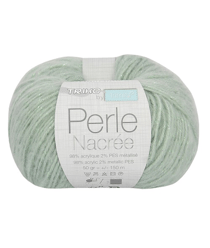 Fil À Tricoter PERLE NACREE - Distrifil 08 Vert