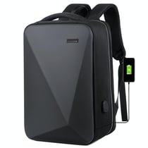 Sac À Dos Ordinateur Grande Capacité Verrouillage Antivol USB Étanche Noir Noir YONIS