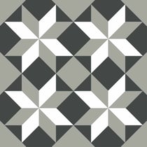 Stickers carrelage 15 x 15 cm - Étoiles géométriques