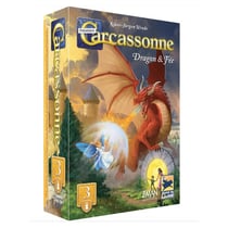 Jeu de stratégie - Carcassonne Extension Dragon & Fée - ASMODEE