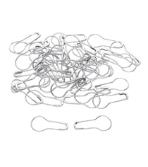 Boîte de 80 épingles 22mm argent