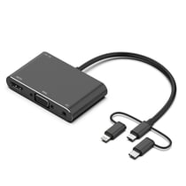 Câble HDTV 3 En 1 Pour Écran HD Mobile Compatible iOS Android Noir YONIS