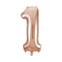 Ballon Géant Chiffre 1 Rose Gold (86 cm)