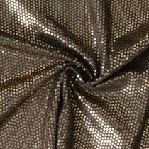 Tissu Polyester Stretch Noir