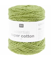 Coton à tricoter ou crocheter Essentials Super Cotton DK - Rico Design 25 Roseau