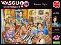 Puzzle 2D 1000 pièces - Soirée de Jeux - Wasgij Destiny 25 - Jumbo Games