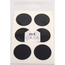 Masking Tape - Masking Tape MT Casa Seal Sticker rond en washi noir - black