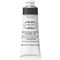 Encre taille douce - Pour la gravure - Noir doux - Charbonnel - Tube 60ml