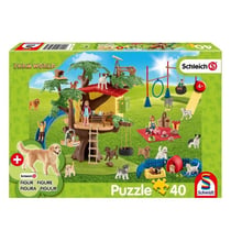Puzzle 40 pièces - Farm World Happy Dogs - Schmidt Spiele