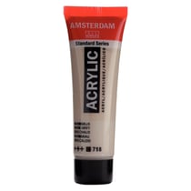 Peinture acrylique en tube - Gris chaud - 718 - Amsterdam - 20ml