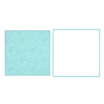 Matrices de découpe et de gaufrage Nellie's Choice - Carré Fleurs - 10,2 x 10,2 cm