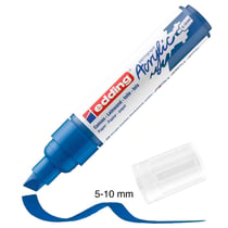 Marqueur Acrylic Edding 5000 - Pointe Large biseautée - Bleu Gentiane