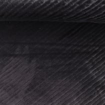 Tissu Fausse fourrure Frigg uni  Noir