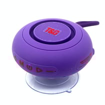 Mini Enceinte Bluetooth Sans Fil Avec Ventouse Et Radio FM Portable Violet 2 YONIS