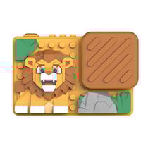 Avizar Appareil Photo Numérique pour Enfant 18MP Rotatif Lion avec Mini-Jeux et Filtres Jaune