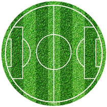 Disque en Sucre Terrain de Foot
