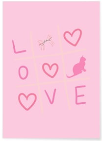 Affiche Jeu d'amour | A3 : 29,7x42cm