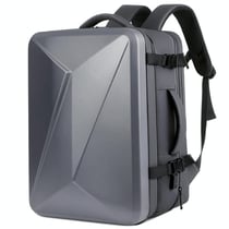 Sac À Dos Ordinateur Grande Capacité Imperméable Avec Port USB Gris YONIS