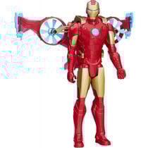 Coffret avengers : iron man avec aerorropulseur - figurine 30 cm + 4 accessoires - personnage marvel - hasbro b6156