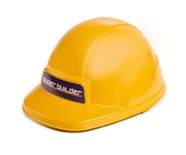 Casque de chantier Super Builder - Serre tête ajustable - Jaune - Dès 3 ans - 100% Fabriqué en France - FALK