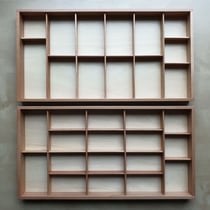 Boîte alphabet mob. vide Montessori